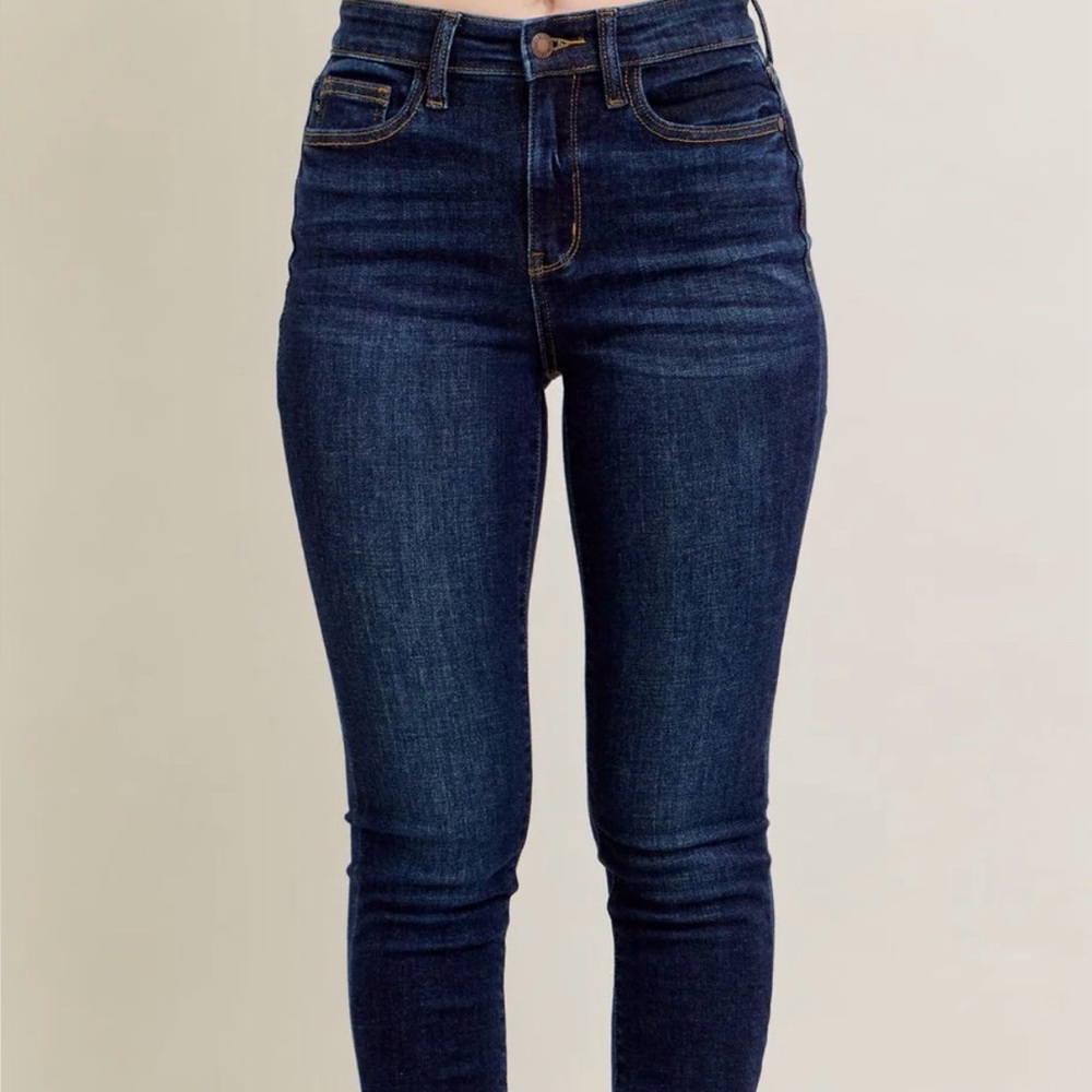 Judy Blue Tummy Control High Waisted - Dark wash skinny fit  Women's jeans
